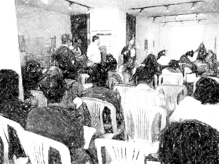 Persons with disabilities holding a meeting.