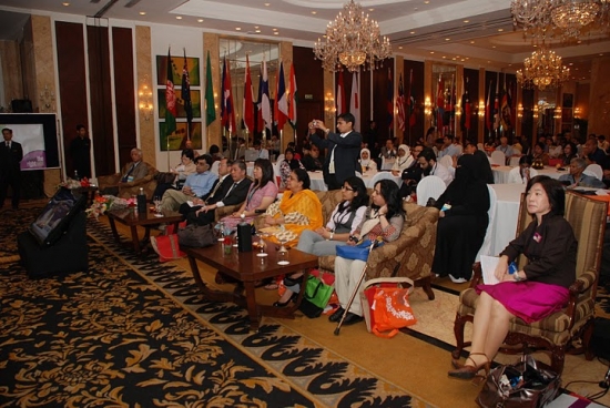 <p>
	The facilitators and participants during the workshop sitting inside the workshop room.</p>
