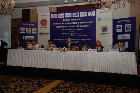 <p>
	The facilitators during the open discussion during the workshop sitting in front to take questions and suggestions from the participants.</p>
