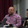 <p>
	Guillermo Pinilla and Andrea Cortes during training. Guillermo is reporting to the larger group.</p>
