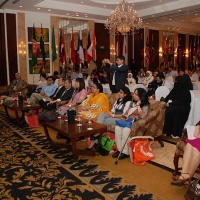 <p>
	The facilitators and participants during the workshop sitting inside the workshop room.</p>
