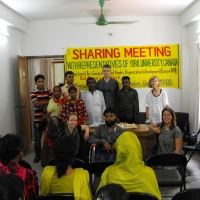 <p>Group posing for a meeting of DRPI AWARE organized by Gazipur Disabled People&#39;s Organization to Development</p>
