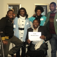 Group Photo taken in the training room by the team from Mpumalanga Province made of: Sipho Mashego, Joice Mokgope, Ethel Dibakoane, Tshepo Thibela and Sipho Innocent Nkosi who is the Provincial Site Coordinator.